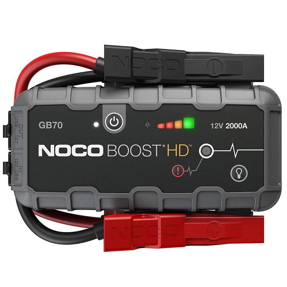 NOCO GB70 2000 Amp 12-Volt UltraSafe Lithium Jump Starter For Up To 8