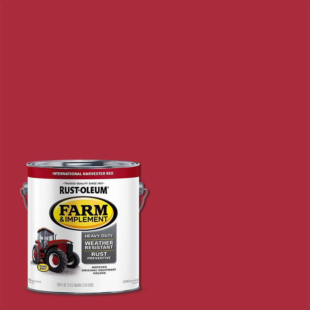 Rust-Oleum 1 Gal. Farm & Implement International Harvester Red Gloss ...