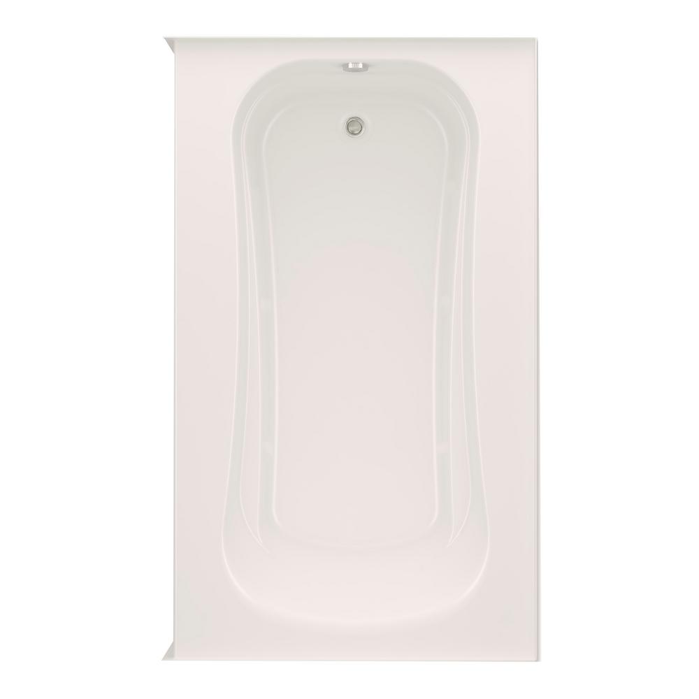 Aquatic Cariani 6 ft. Left Drain Soaking Tub in Biscuit727149121068