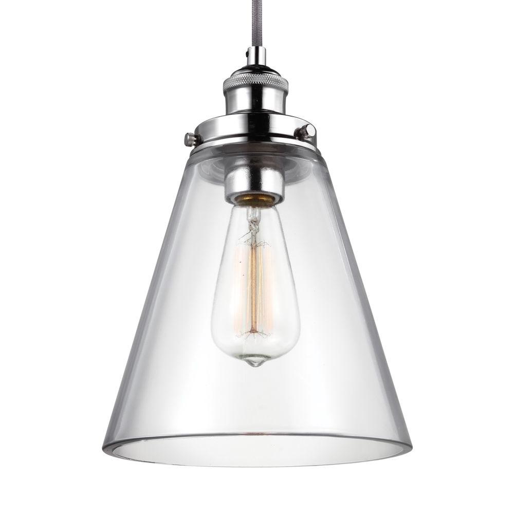 Feiss Baskin 8 5 In W 1 Light Polished Nickel Contemporary Clear Glass Cone Pendant With Adjustable Gray Cloth Cord P1347pn The Home Depot - Contemporary Clear Glass Pendant Lights Feiss Baskin 8 5 In W 1 Light Polished Nickel Contemporary Clear Glass Cone Pendant With Adjustable Gray Cloth Cord P1347pn The Home Depot - Contemporary Clear Glass Pendant Lights