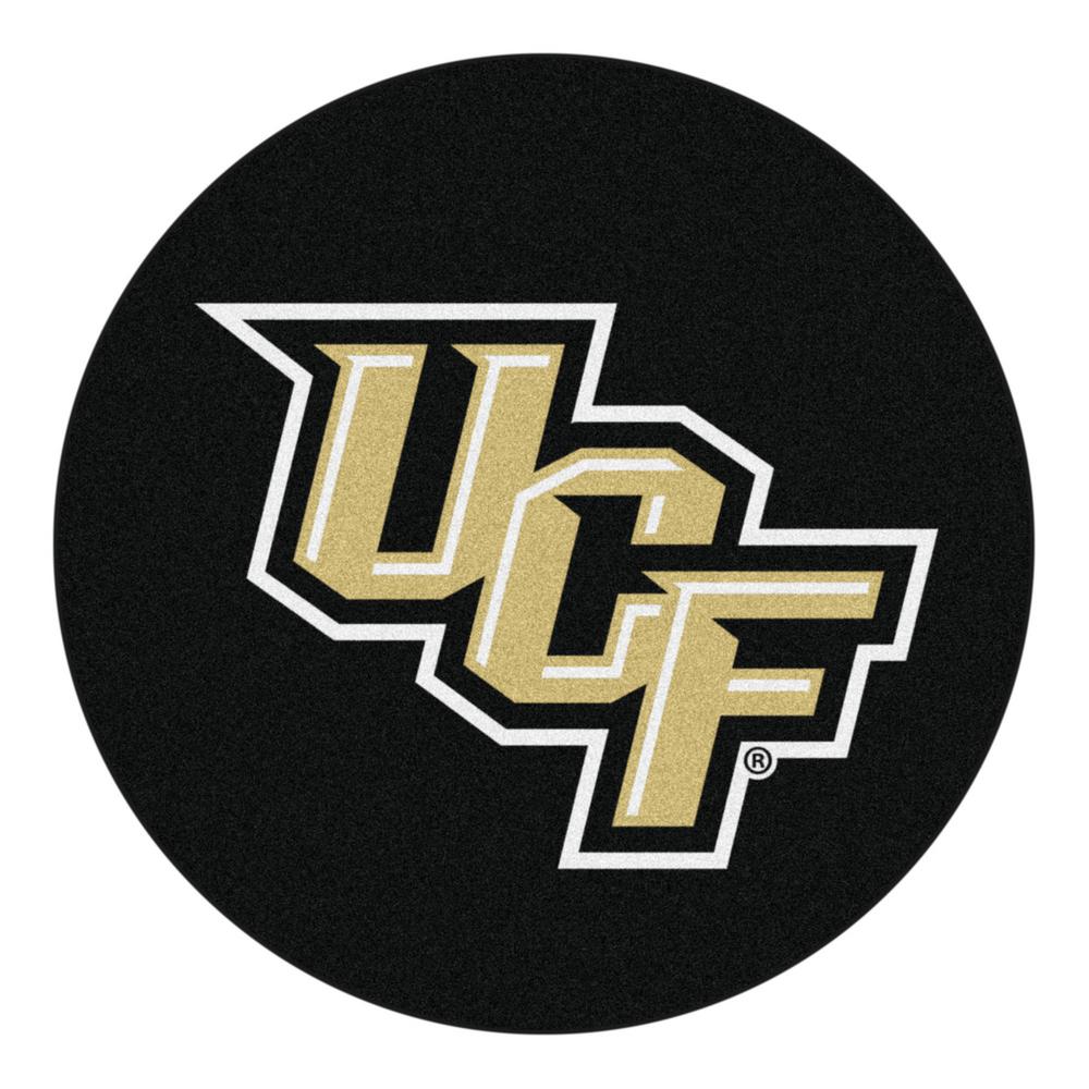 FANMATS NCAA University of Central Florida Knights Nylon Face Football Rug 