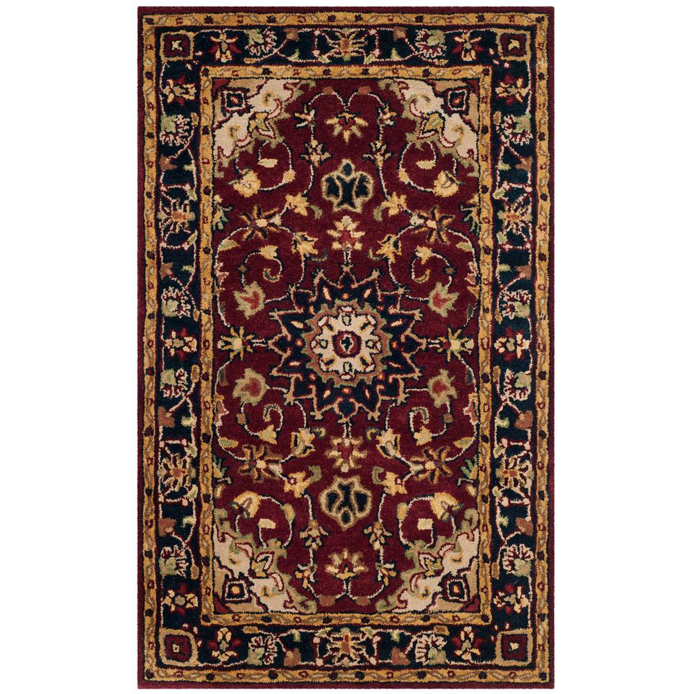 Safavieh Classic Burgundy/Navy 2 ft. x 4 ft. Area Rug CL362A24 The