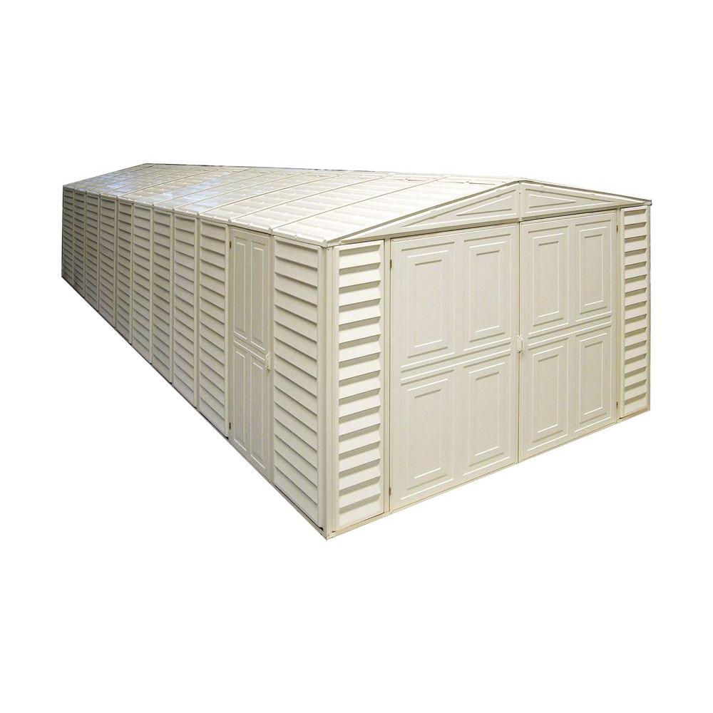UPC 638801013143 product image for Duramax Building Products 10 ft. x 23.5 ft. Vinyl Garage with Foundation and Win | upcitemdb.com