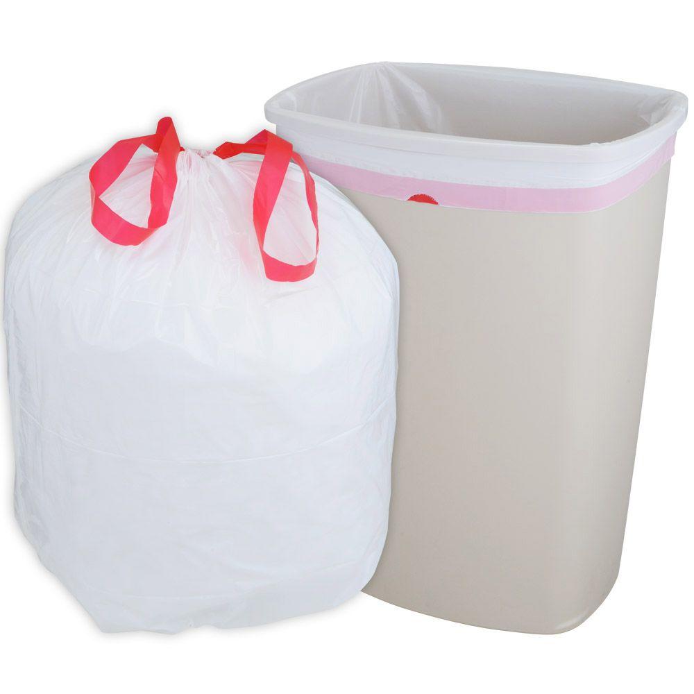 Professional Residential Blue Recycling Bags 50-Count HUSKY 30 gal