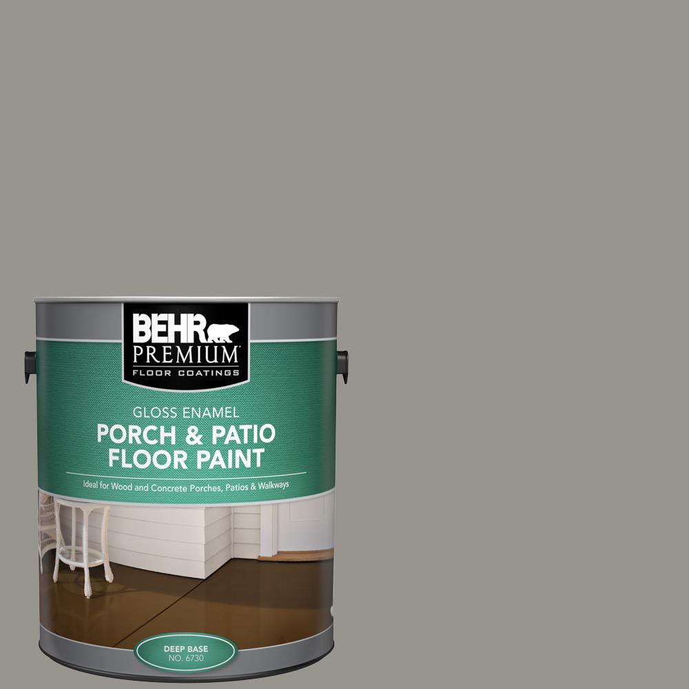 BEHR Premium 1 gal. N3604 Battleship Gray Gloss Enamel