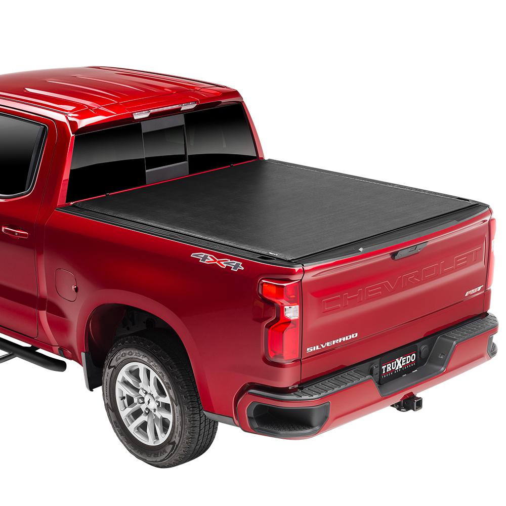 Truxedo Sentry Tonneau Cover 16 19 Nissan Titan 8 Ft 2 In Bed With Or Without Utili Track System 1509001 The Home Depot