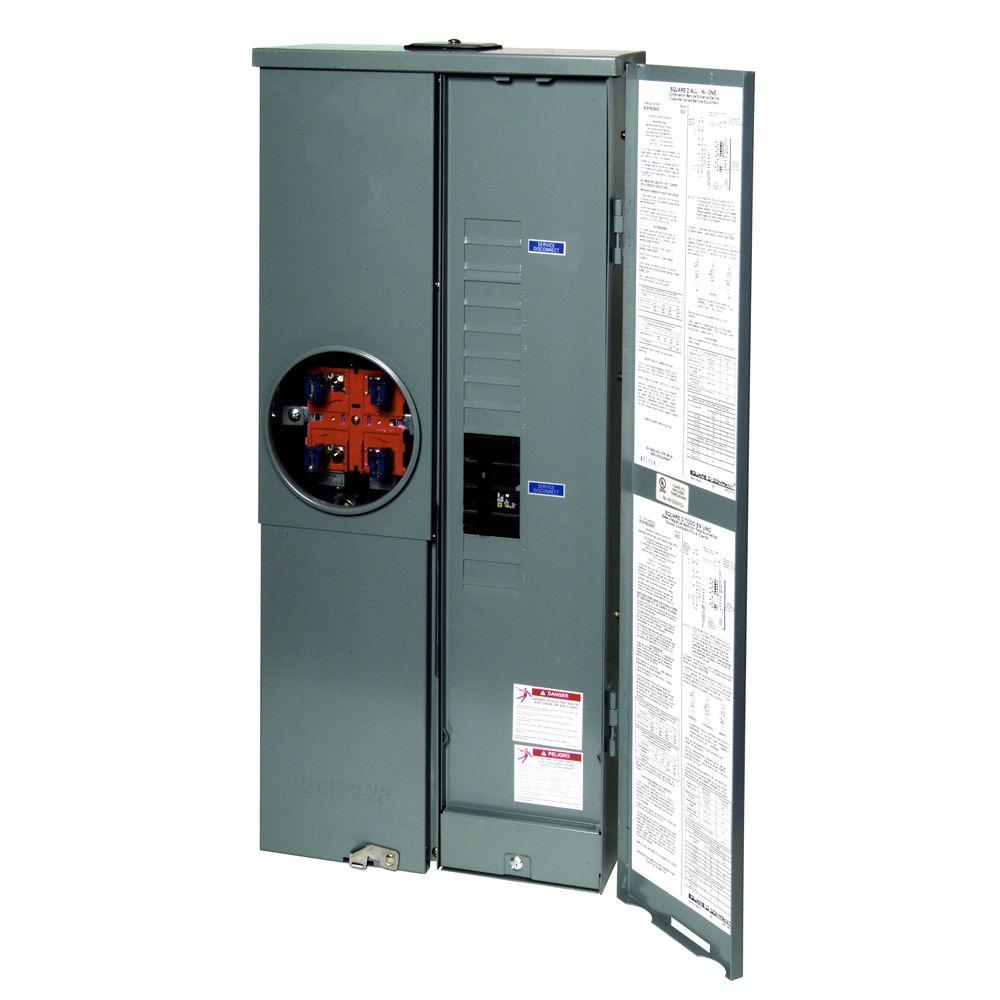 Siemens MC0816B1200RCT 8 Space 16 Circuit 200 Amp Main Breaker Meter Combination