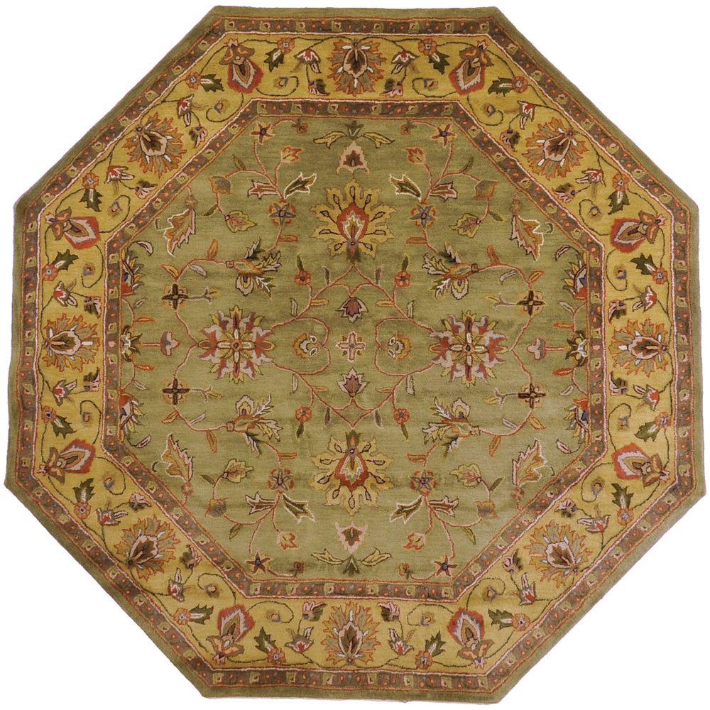 Artistic Weavers Franklin Fern Wool 8 ft. x 8 ft. Octagon Area Rug