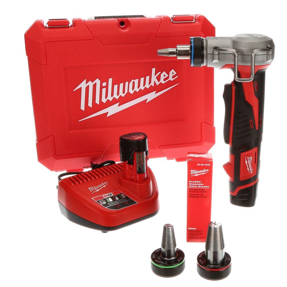 Milwaukee M12 12-Volt Lithium-Ion Cordless ProPEX Expansion Tool Kit