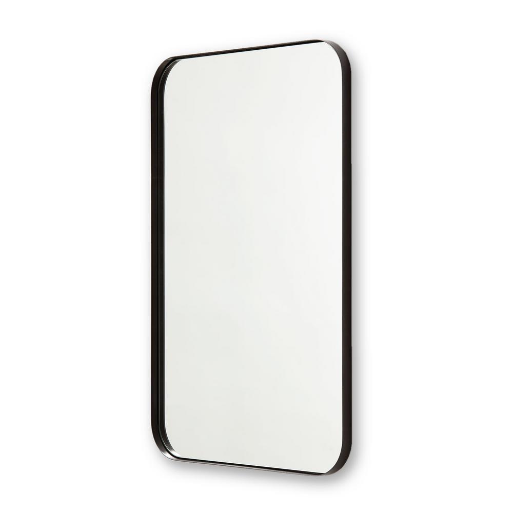 better bevel 30 in. x 40 in. Metal Framed Rounded Rectangle Bathroom