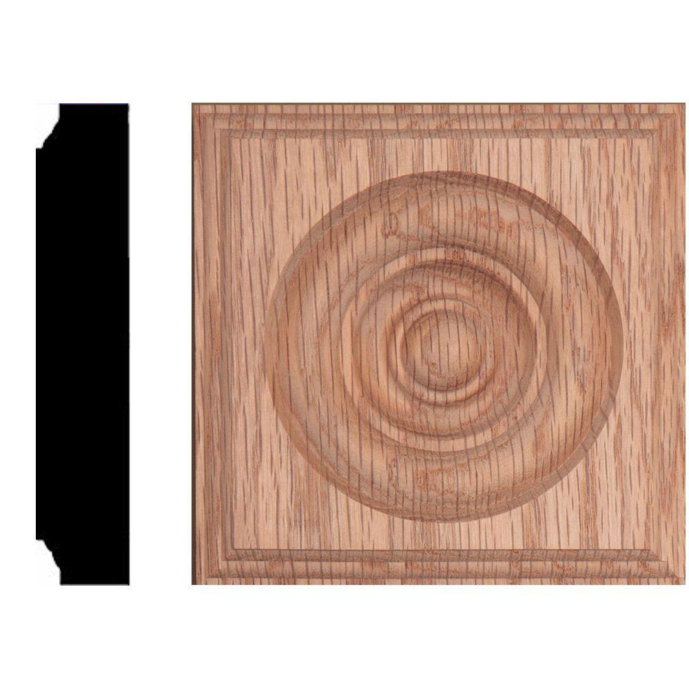 2x ROS-DR04X02AGRW Deep Relief 4-1//4/" Leaf Rosette Onlay
