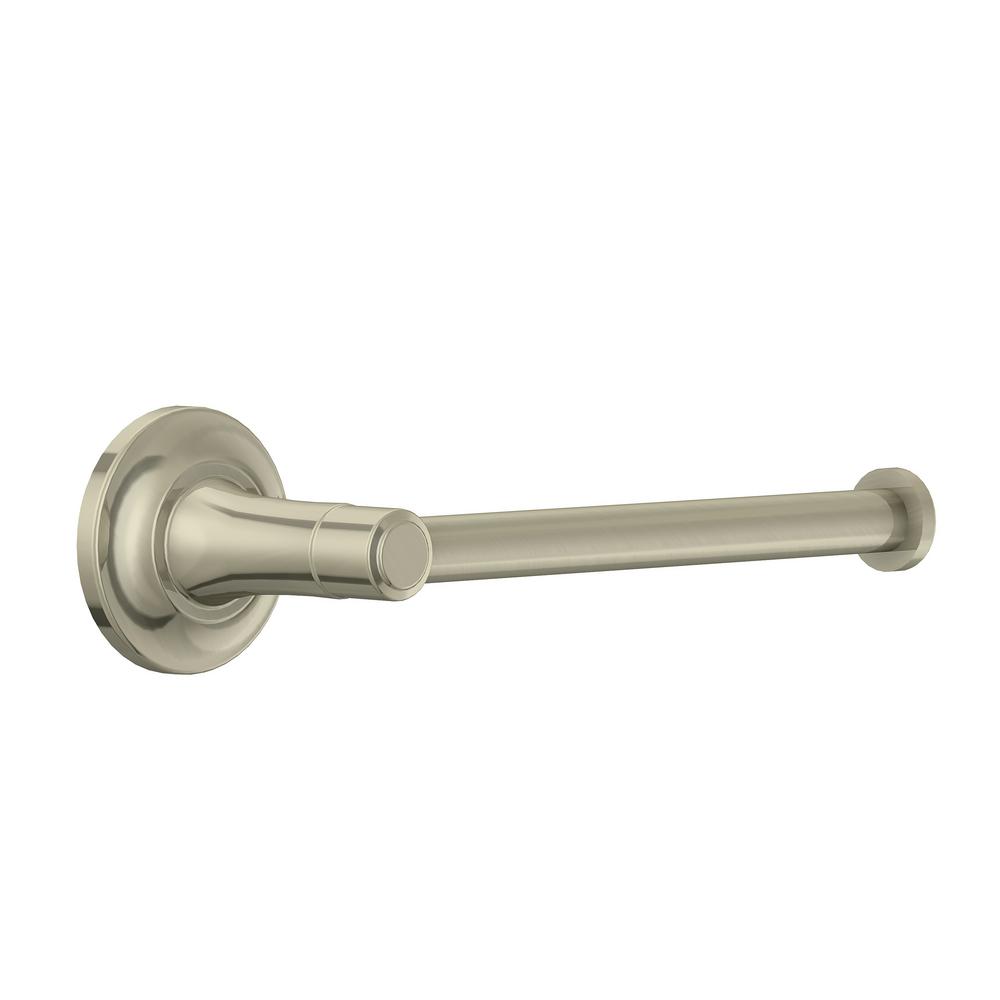 Glacier Bay Cooperton Single Post Toilet Paper Holder in Brushed Nickel
