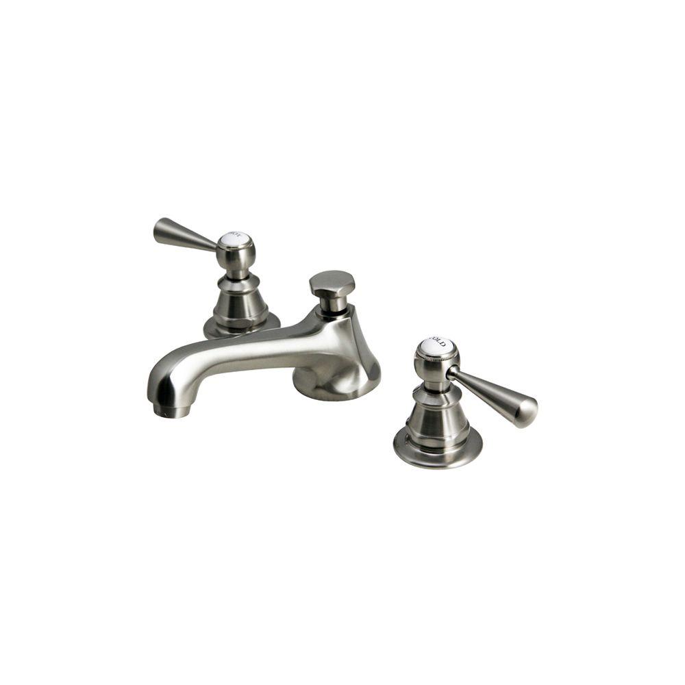 Water Creation 8 in. Widespread 2Handle Century Classic Bathroom