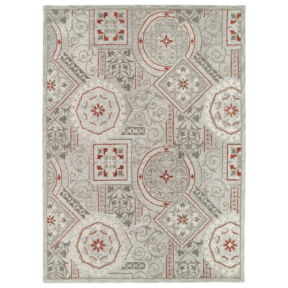 Kaleen Brooklyn Xander Pewter 2 ft. x 3 ft. Area Rug530273 2x3 The