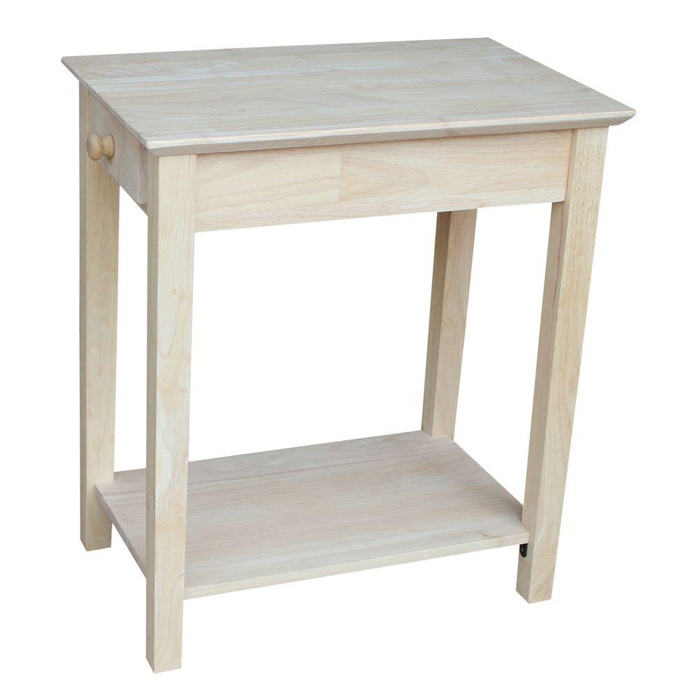 International Concepts Unfinished Storage End Table Ot 2214 The International Concepts Unfinished Storage End Table