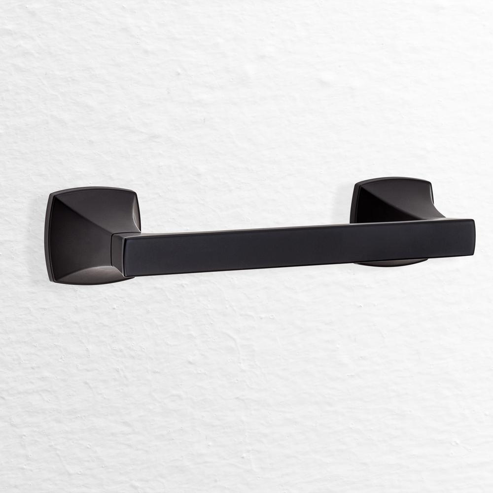 Pfister Venturi Toilet Paper Holder in Matte Black BPH-VNC0B