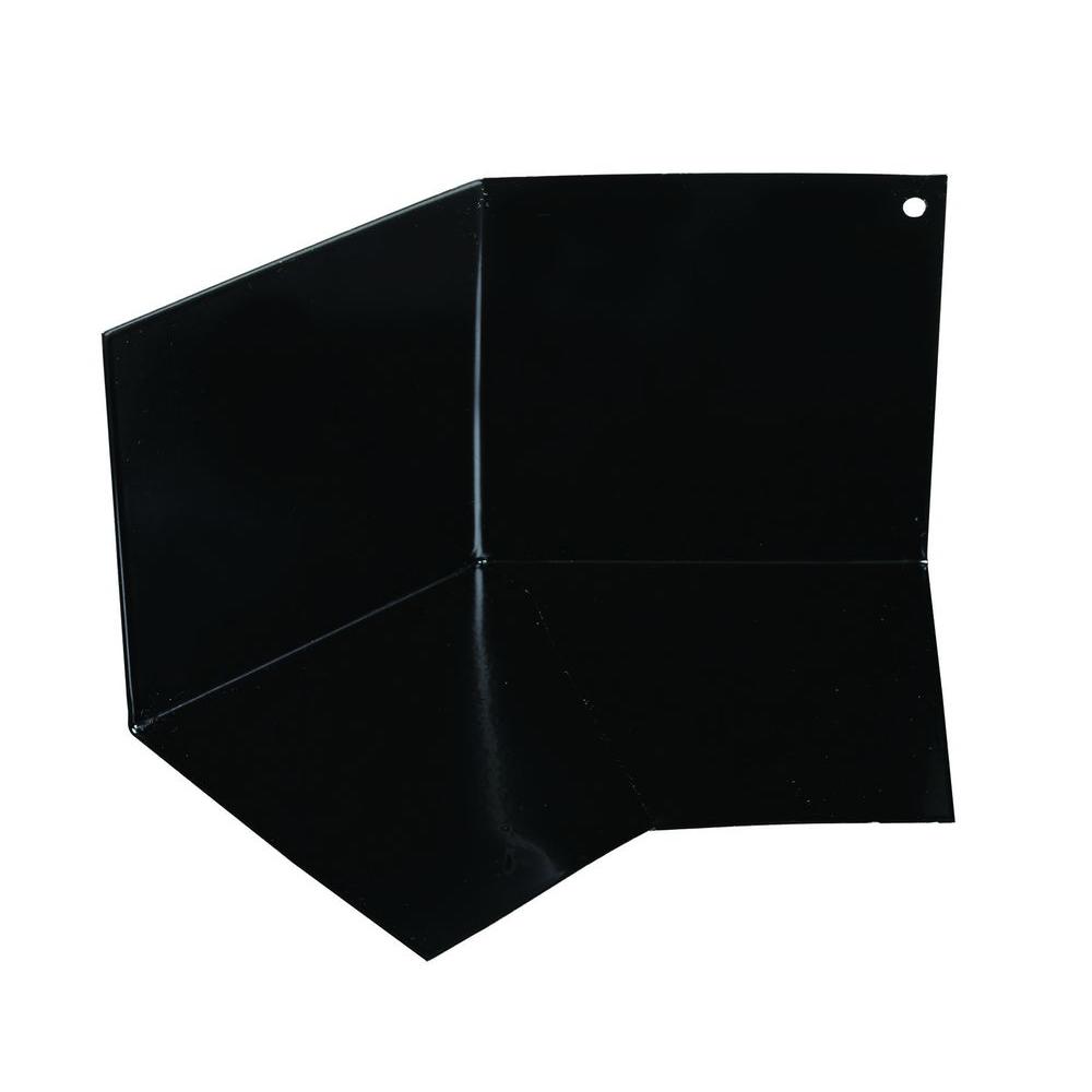 Amerimax Home Products 4 in. x 8 in. Black Aluminum Kickout Diverter