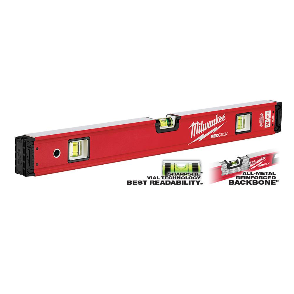 Milwaukee 24 in. REDSTICK Box LevelMLBX24 The Home Depot