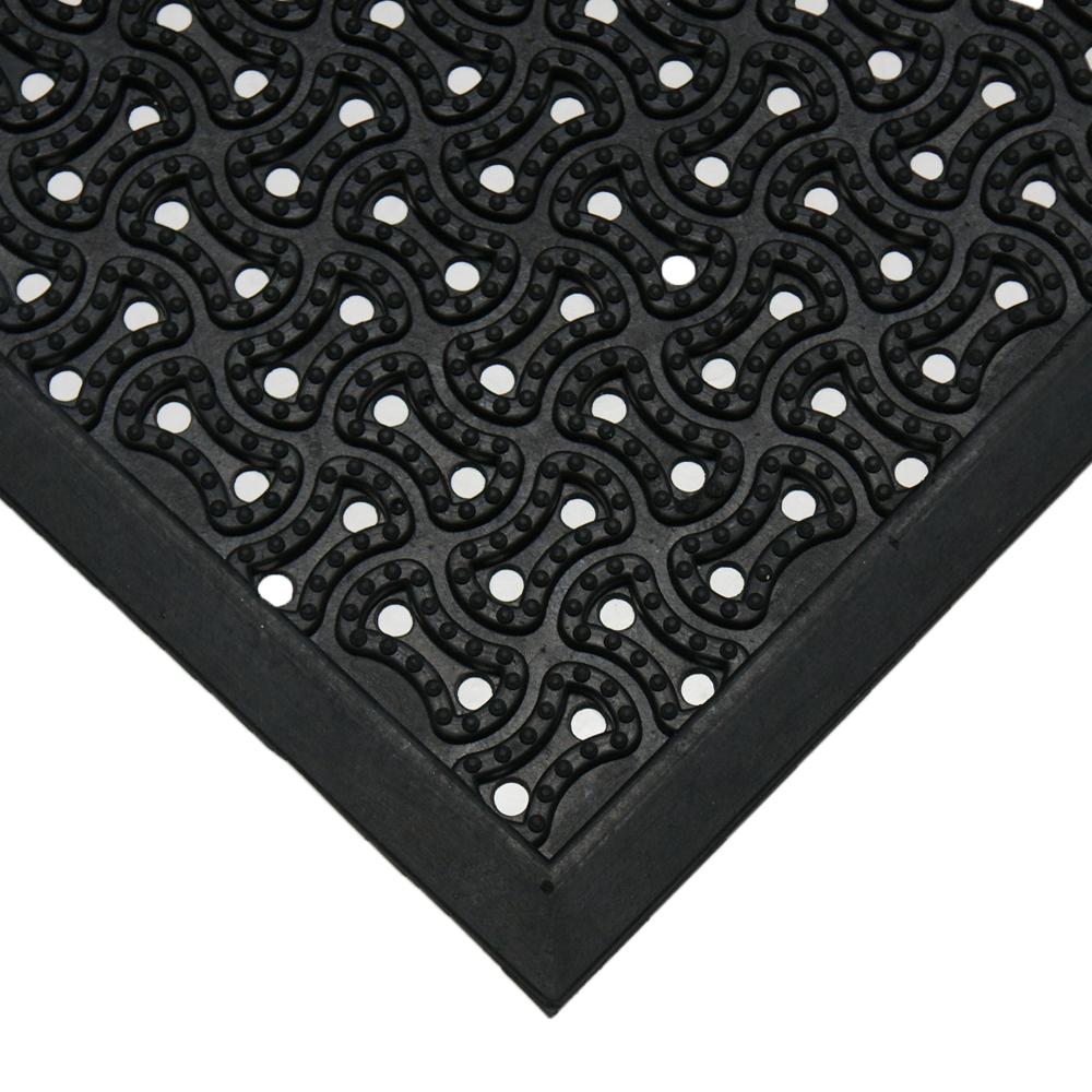 RubberCal DuraScraper 24 in. x 36 in. Black Drainage Mat03236DR The Home Depot