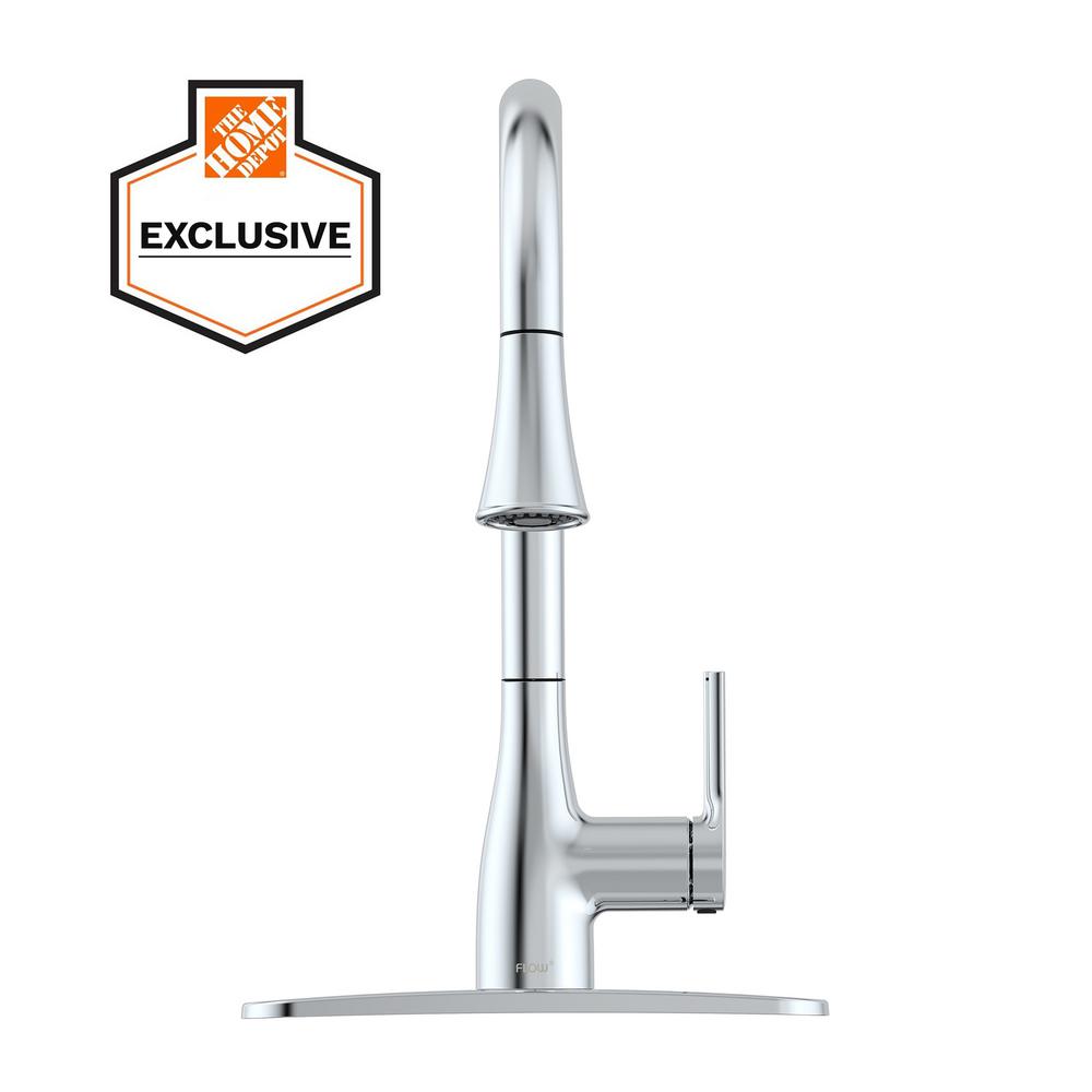 Chrome Flow Pull Down Faucets Flowclassic Cp 64 1000 