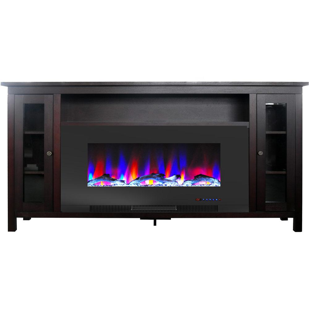 Cambridge Somerset 70 in. Electric Fireplace TV Stand in ...