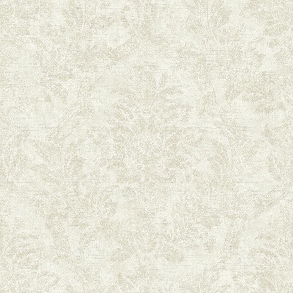 York Wallcoverings American Classics Distressed Damask Wallpaper-AM8768 ...