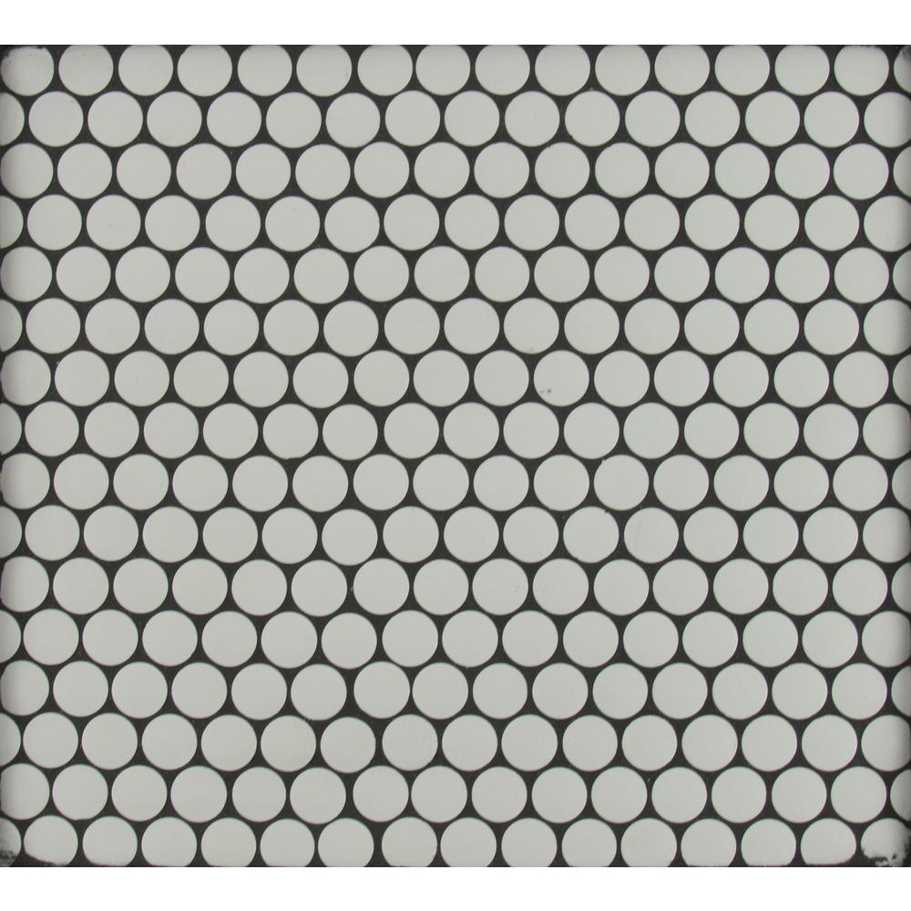 Glass Penny Round Mosaic Tiles With Mesh Backing Blue And Grey Vintage Wall Tile Matte For Home Kitchen Bathroom Tools Home Improvement Glass Tiles Swl13562 Nl