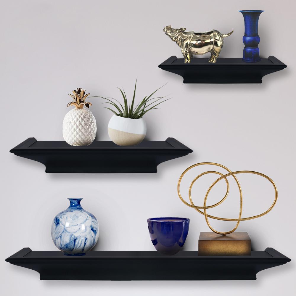 Pinnacle Boston Of Burnes 31 In W X 3 88 In D Black 3 Piece