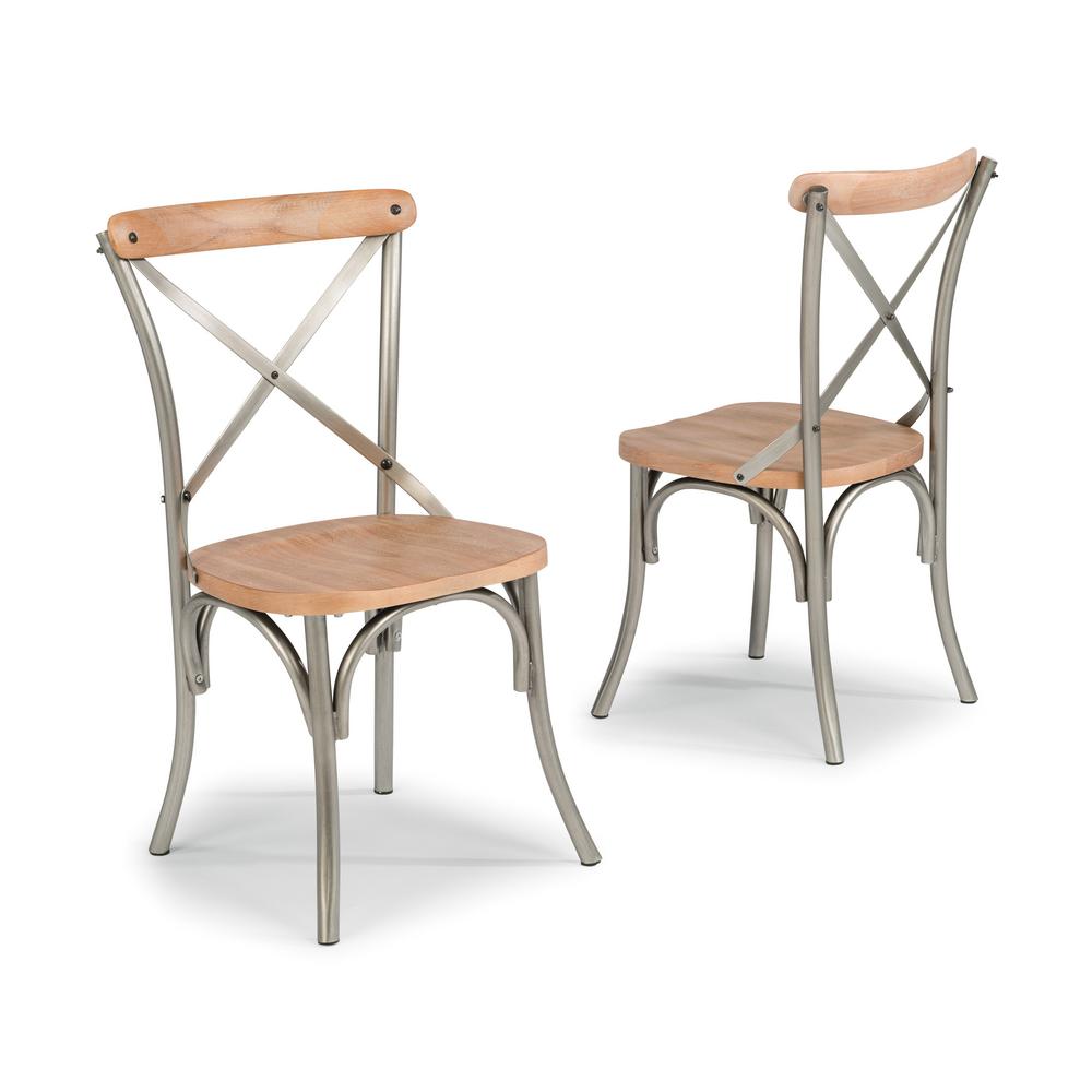 35 Dining Chair Home Styles Chairs Kitchen French Quarter Aged White Wash Natural Dining Chair Set Of 2