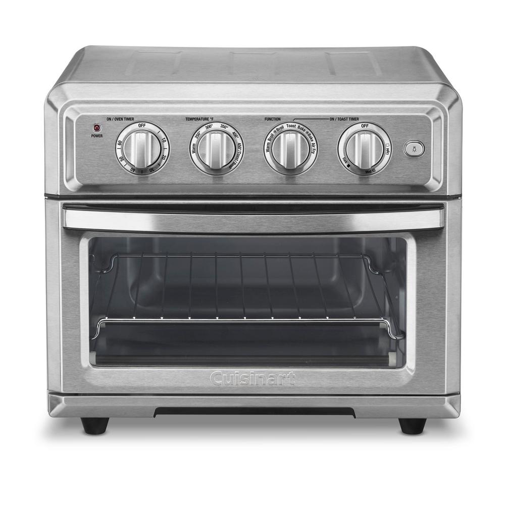 Cuisinart 1800 W 6 Slice Brushed Silver Toaster Oven And Air Fryer