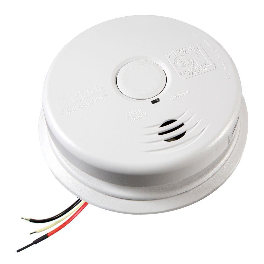 Kidde FireX Hardwire Smoke Detector with 9Volt Battery Backup