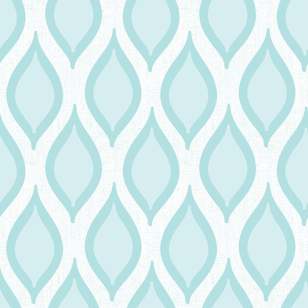 Con Tact Capri Teal Scented Cotton Fresh Shelf And Drawer Liner