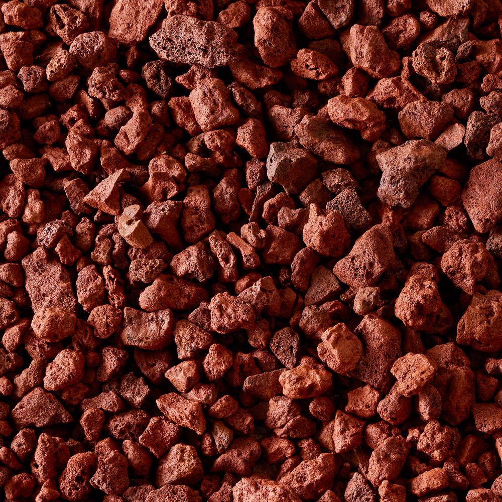 Red Medium Lava Rock Landscape Rocks Hardscapes The Home Depot 3372