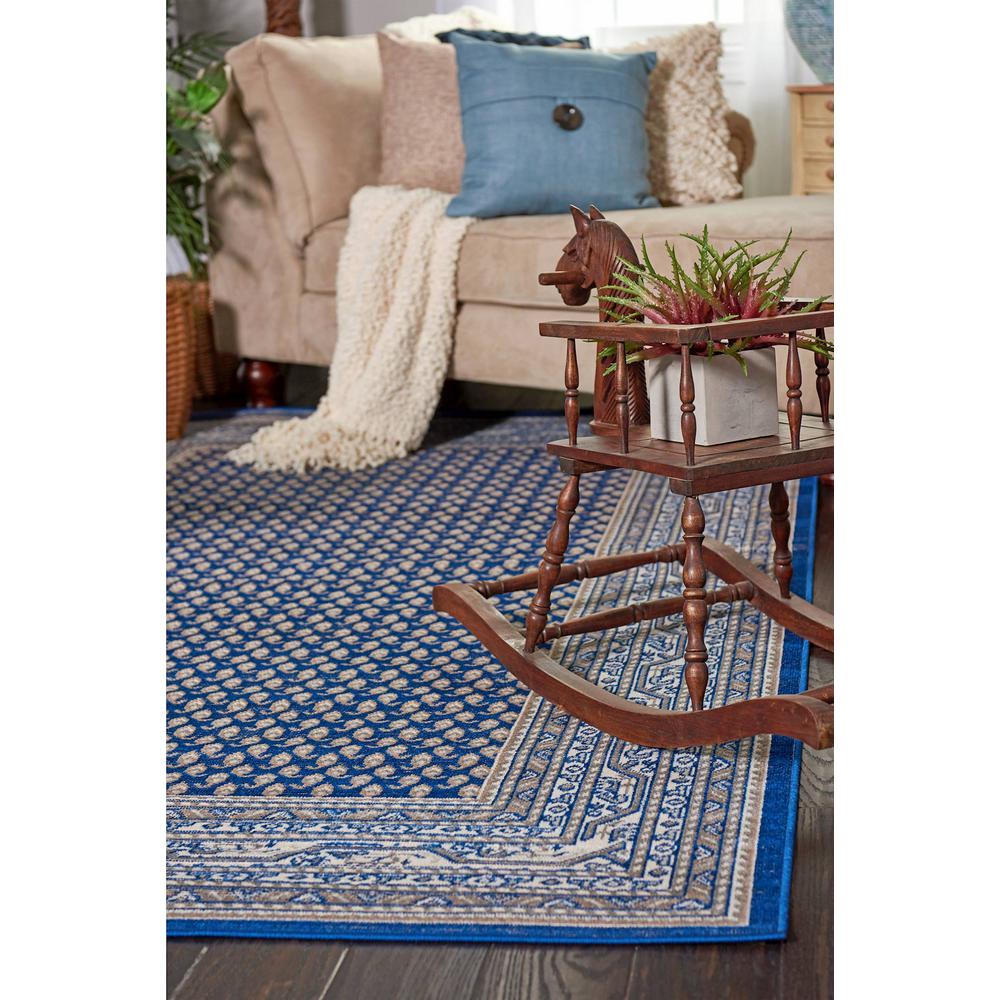 Stonewash Turquoise 2 x 3 Rugs America Williamsburg Synthetic Rug