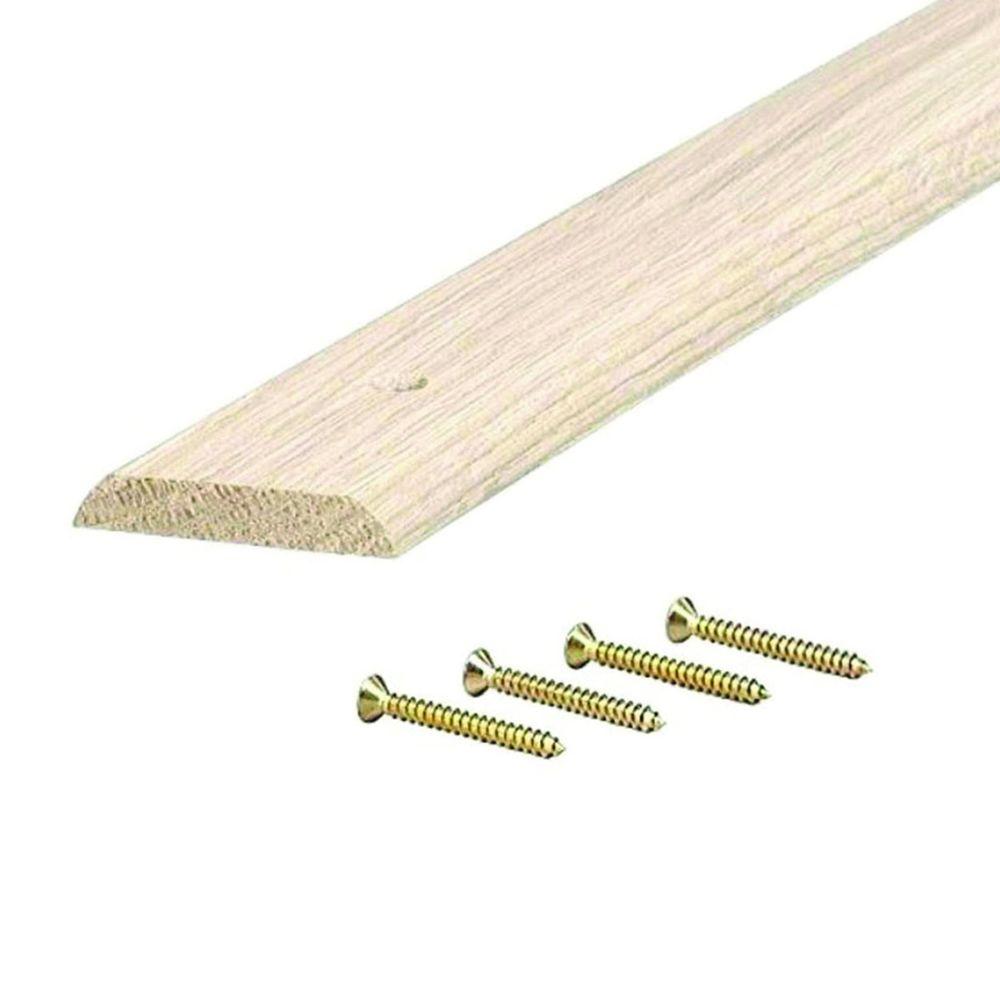 M D Building Products Flat Top 1 3 4 In X 42 Unfinished Hardwood Threshold 99040042000 The Home Depot Unfinished Hardwood Threshold