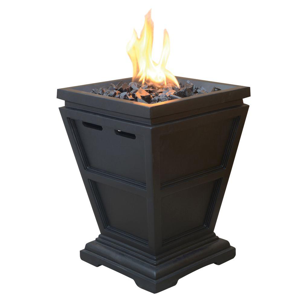 Uniflame 11 In W X 11 In D Tabletop Lp Gas Fire Pit With