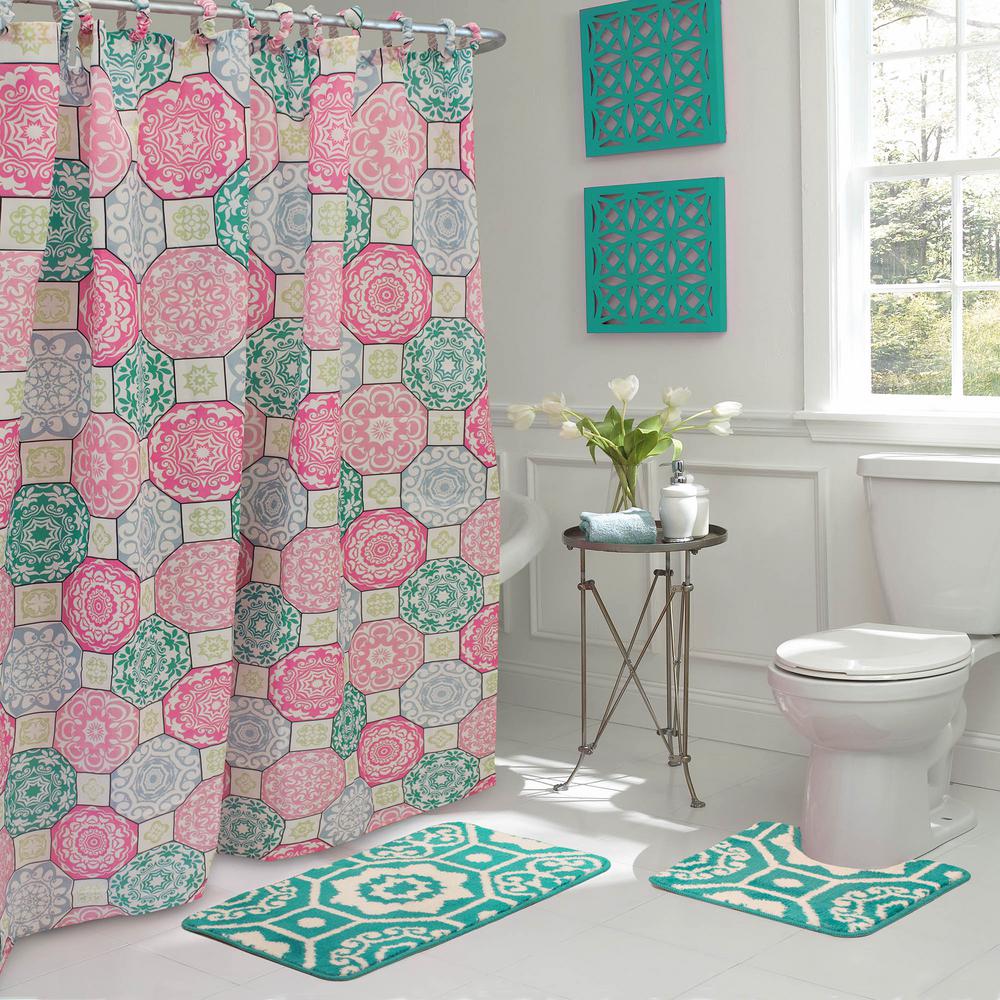 shower curtain sets with rugs walmart