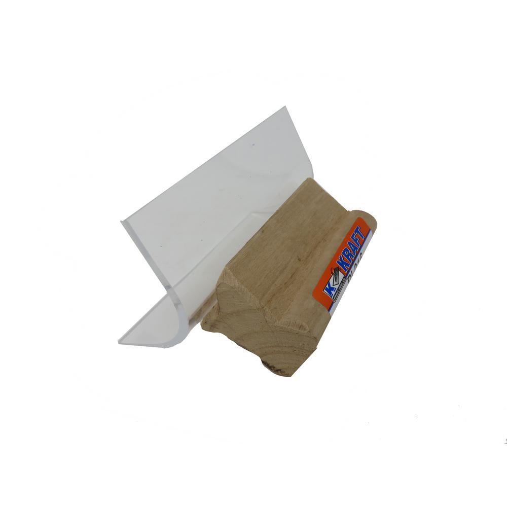 Kraft Tool Co 3 In X 1 4 Plastic Outside Corner With Plastic Outside Corner Tool With 3 4 In Radius