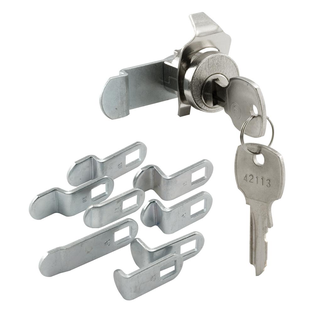 thumbnail image 2 of Prime-Line S4049 Mailbox Lock – Keyed, 5/16 Inch Bolt, Brass Plated, Replacement Lock 2 of 5