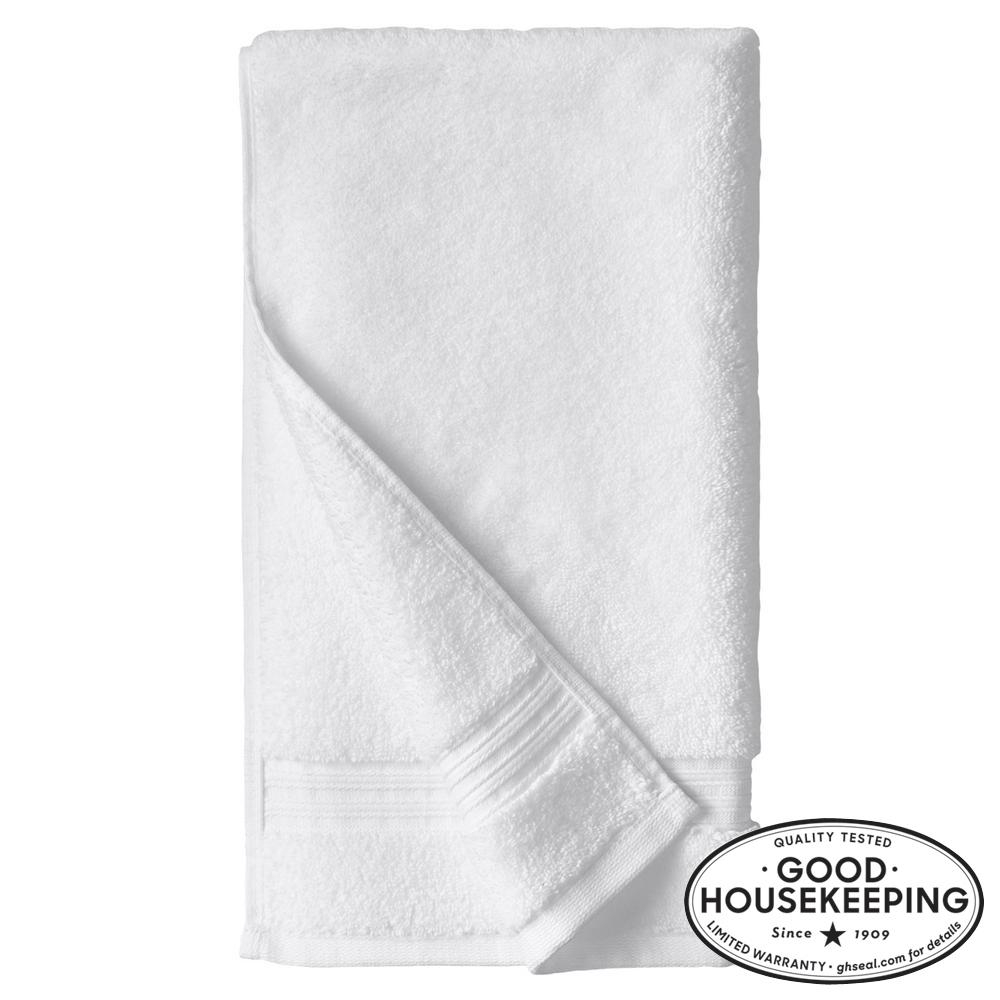 Home Decorators Collection Egyptian Cotton Hand Towel in WhiteAT17757_White The Home Depot
