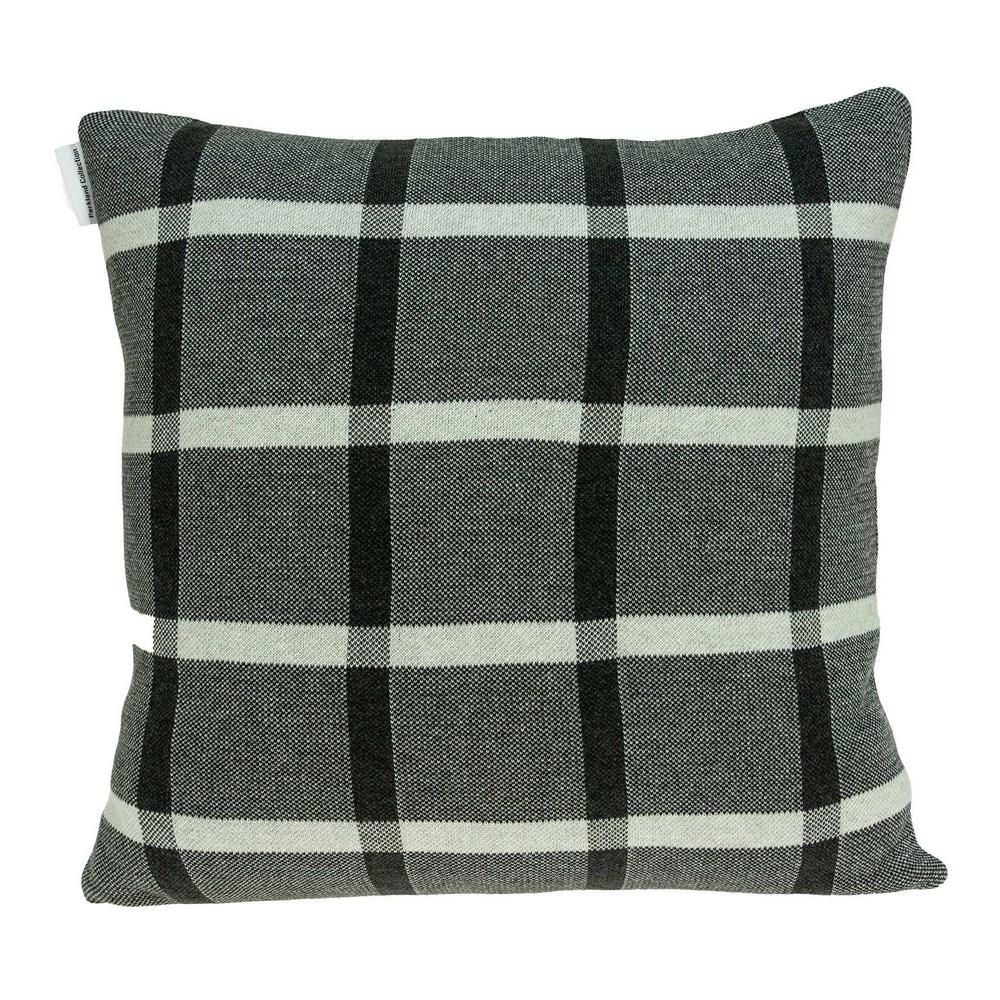 Homeroots Jordan Gray Striped 20 In Throw Pillow Cover 334057