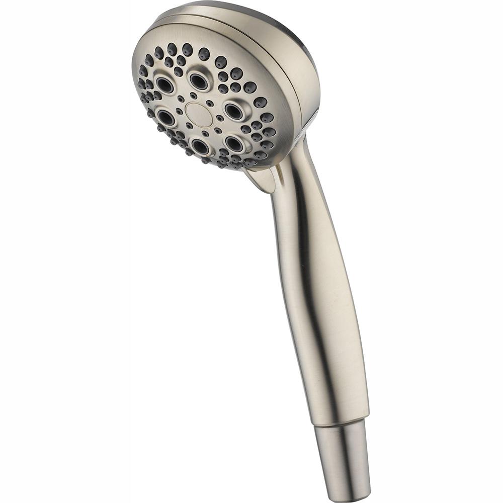 Delta Premium 5 Spray 34 In Single Wall Mount Handheld Shower Head In Stainless 59434 Ss15 Bg 