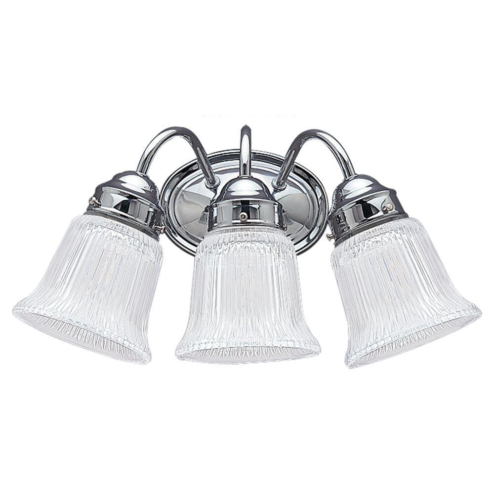 Sea Gull Lighting Brookchester 3 Light Chrome Vanity 4872 05 Sea Gull Lighting Brookchester 3 Light Chrome Vanity