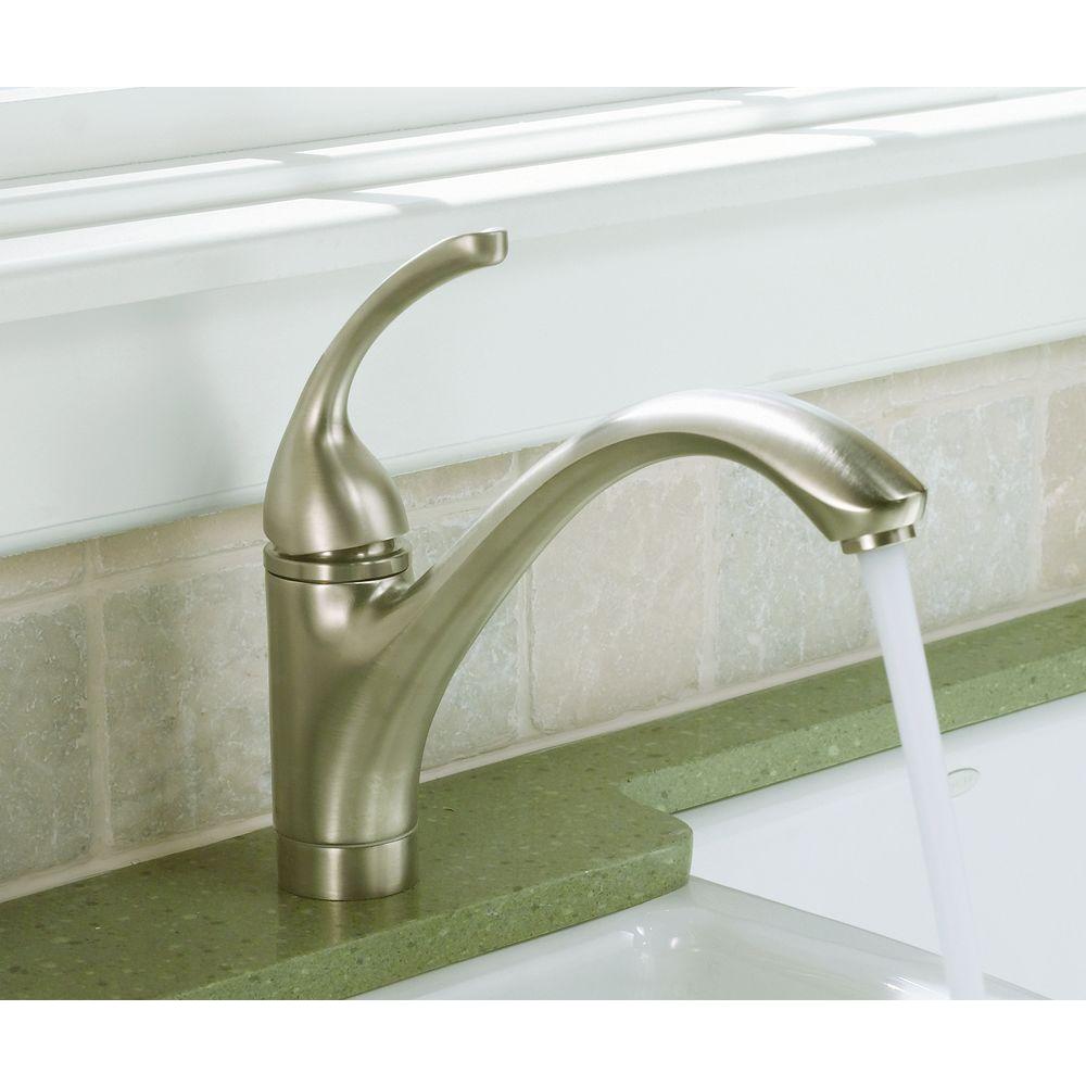 Single Handle Nickel Standard Kitchen Faucets Kitchen Faucets
