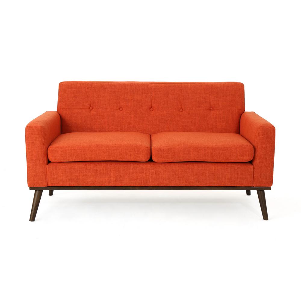 Orange Sofas Loveseats Living Room Furniture The Home Depot