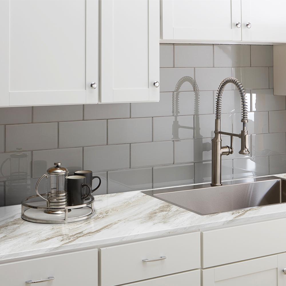 Hampton Bay 8 Ft Laminate Countertop Kit With Right Miter In Hampton Bay 8 Ft Laminate Countertop