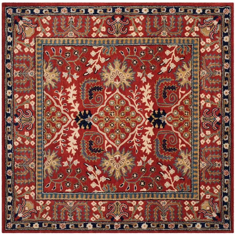 Safavieh Antiquity Red/Multi 6 ft. x 6 ft. Square Area Rug-AT64A-6SQ