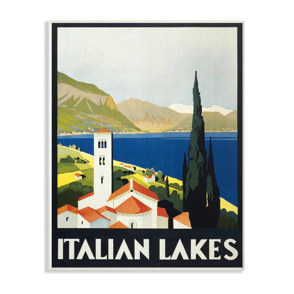 13 x 19 Multi-Color The Stupell Home Decor Collection Vintage Chicago Airways Poster Wall Plaque Art