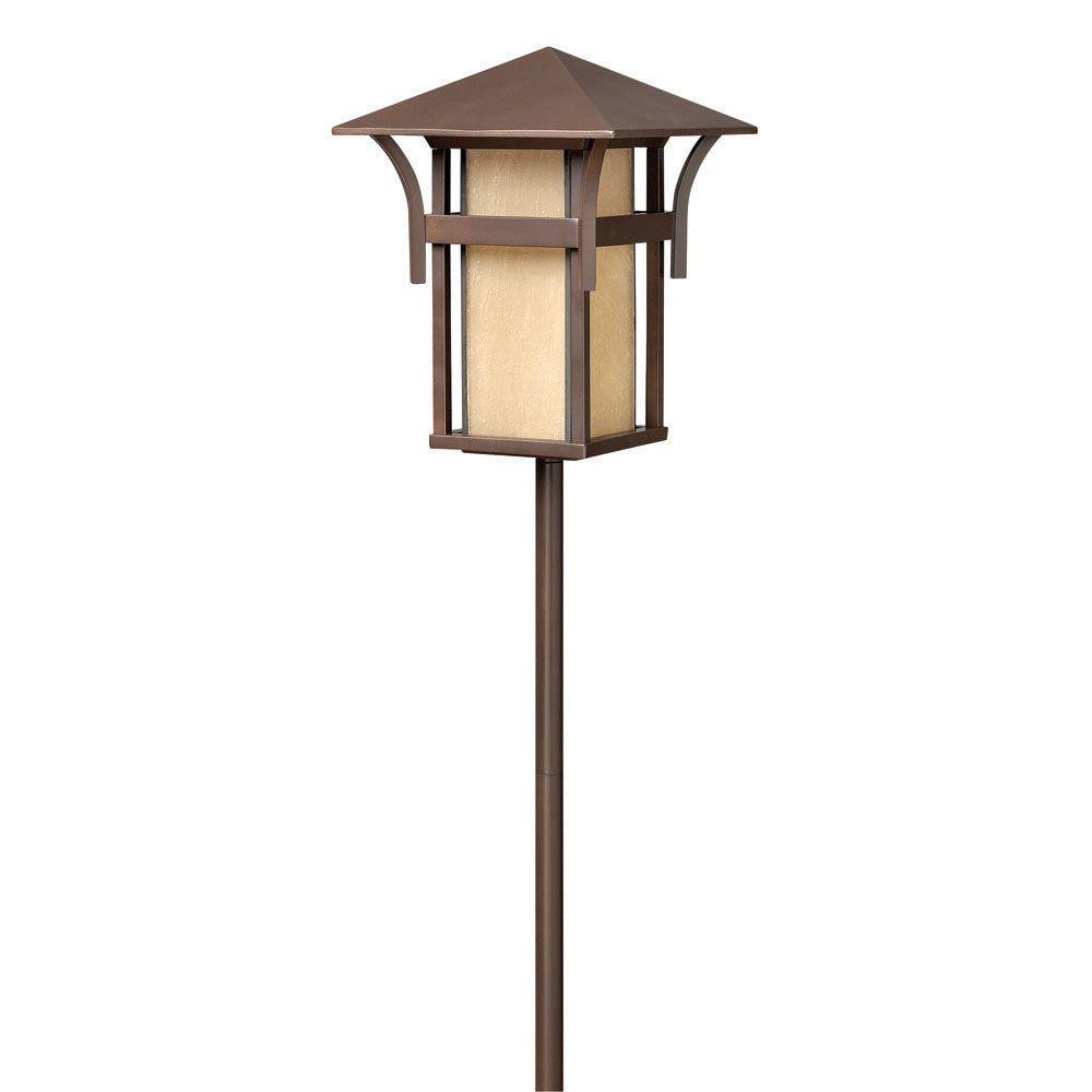 Hinkley Lighting LowVoltage 18Watt Anchor Bronze Harbor Path Light8560AR The Home Depot