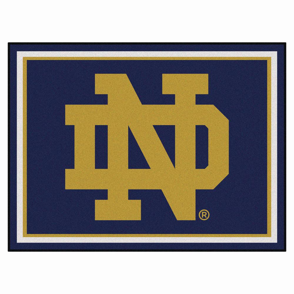 Fanmats Ncaa Notre Dame Blue 10 Ft X 8 Indoor Rectangle Area Ncaa Notre Dame Blue 10 Ft X 8 Indoor Rectangle Area Rug